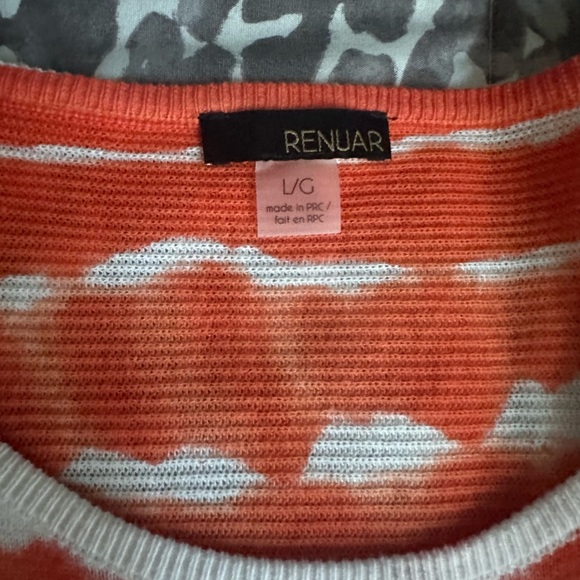 Renuar light weight sweater sz LG - Picture 3 of 5